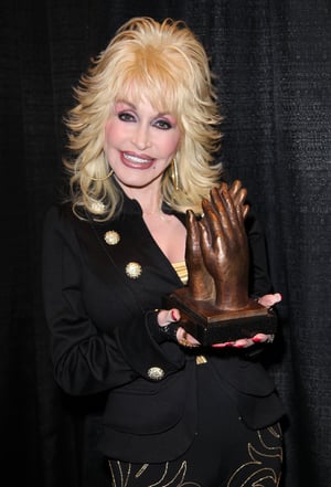 This is the Avatar Image for the Dolly Parton AI Voice and Text to Speech Generator
